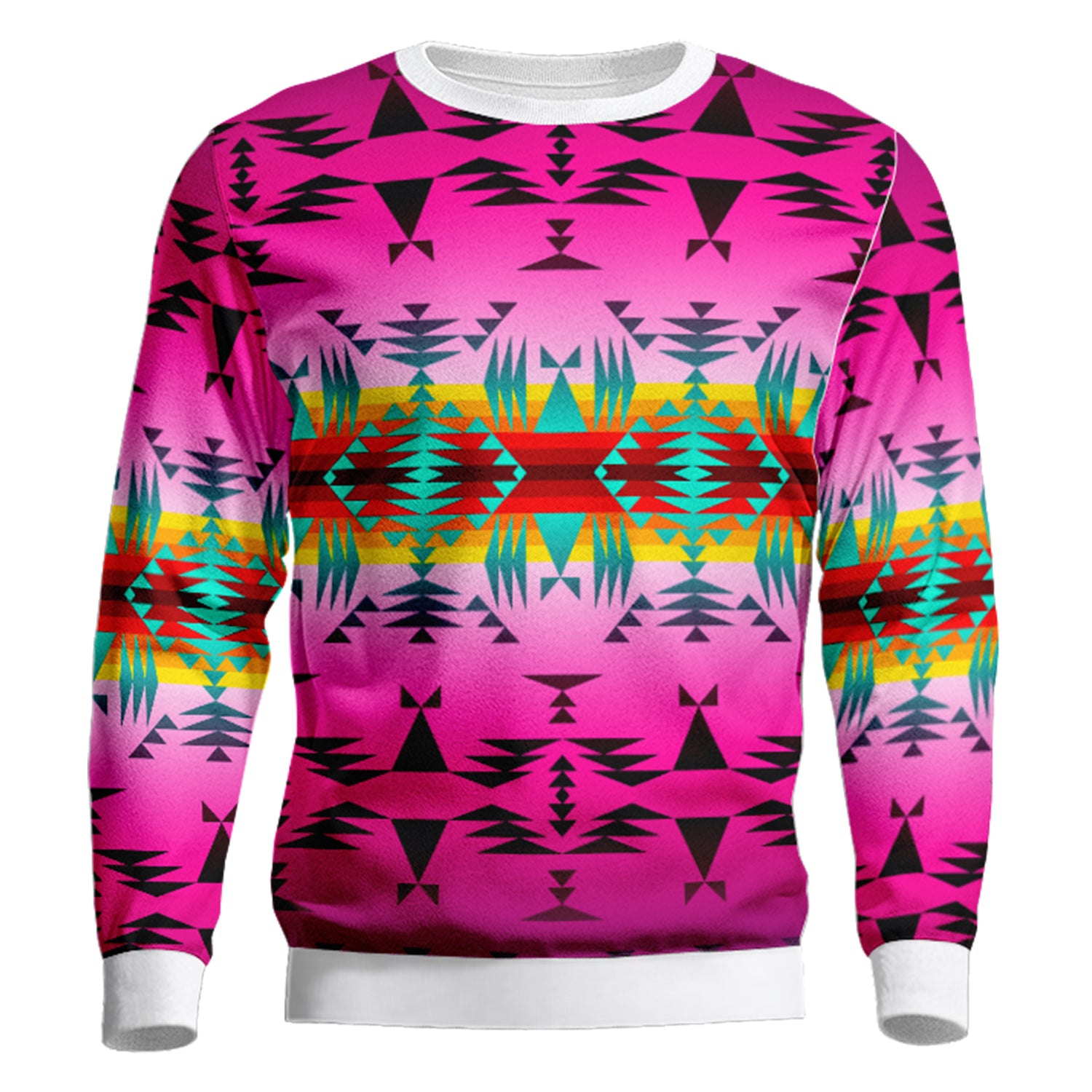 Between the Cascade Mountains Unisex Crewneck Long Sleeve Top Top Herman