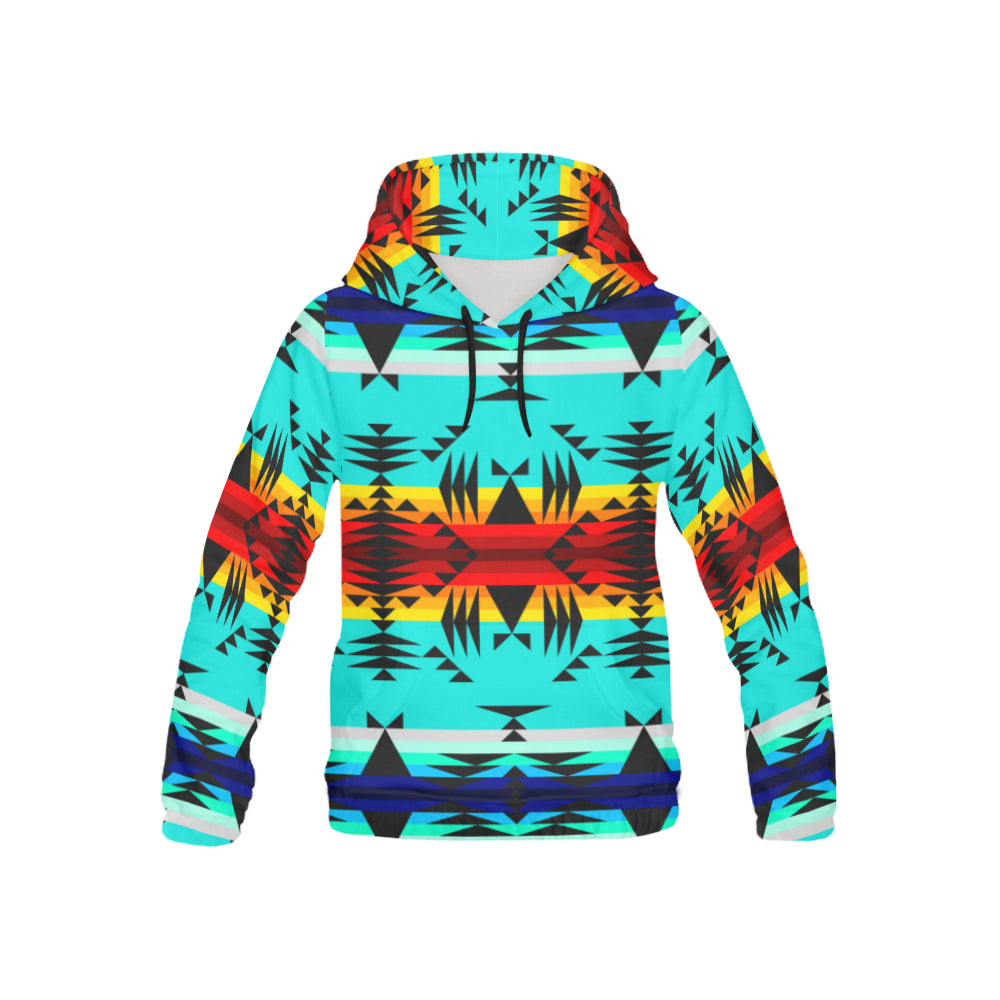 Between the Mountains All Over Print Hoodie for Kid (USA Size) (Model H13) All Over Print Hoodie for Kid (H13) e-joyer