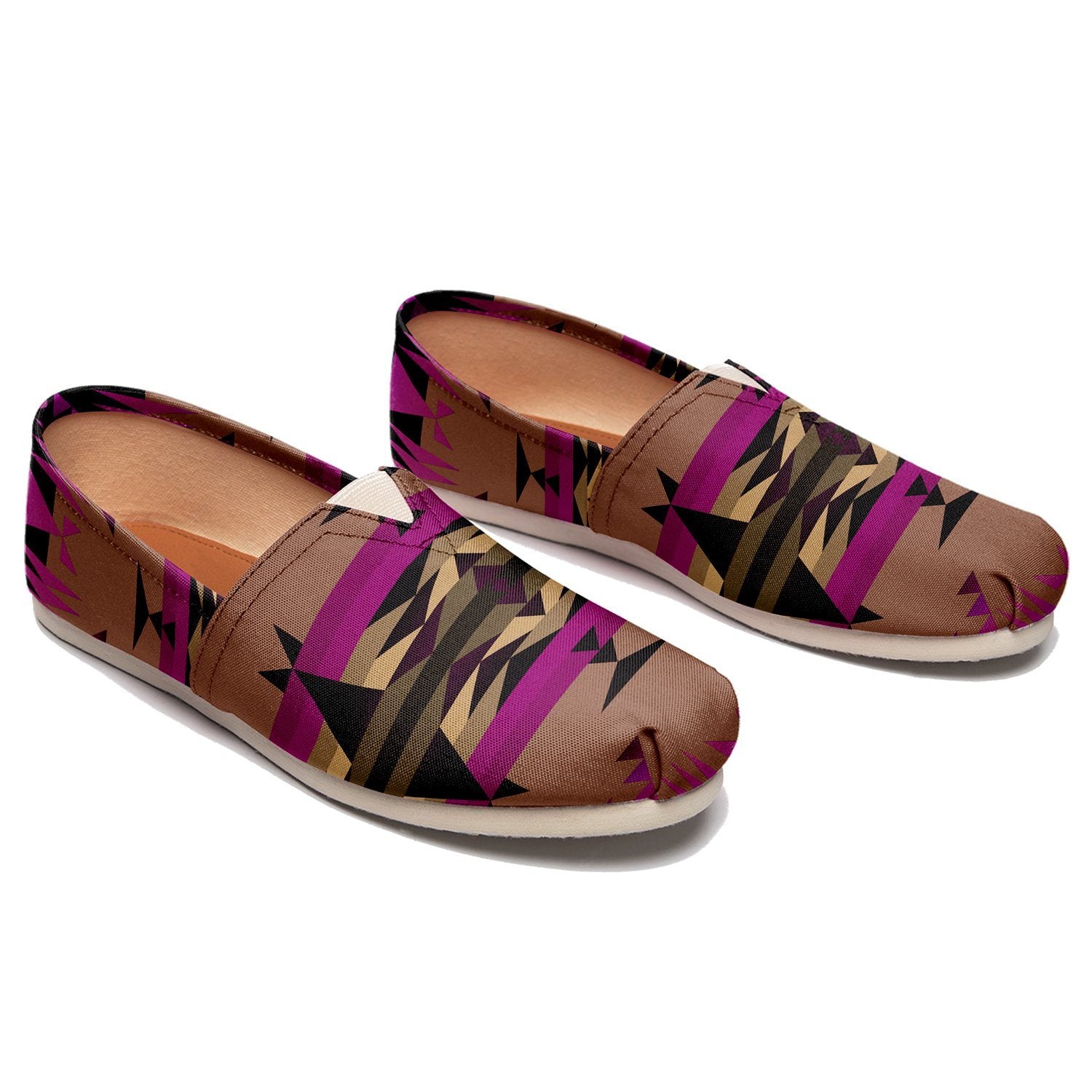 Between the Mountains Berry Casual Unisex Slip On Shoe Herman