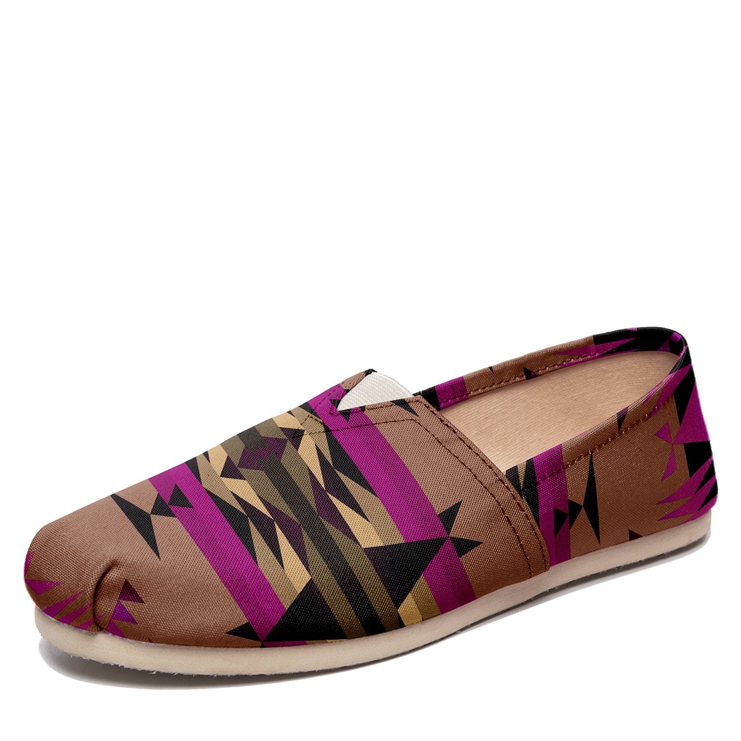 Between the Mountains Berry Casual Unisex Slip On Shoe Herman