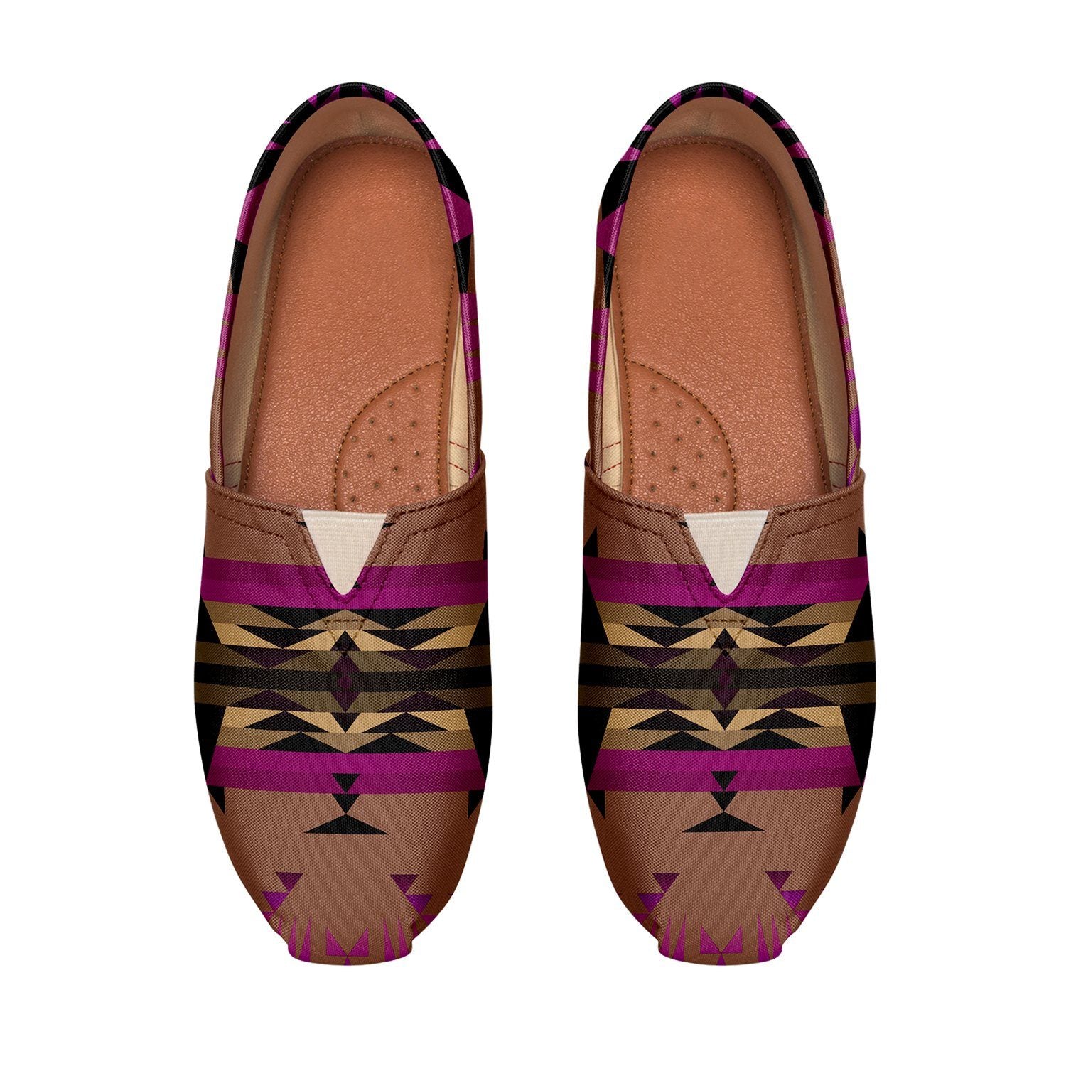 Between the Mountains Berry Casual Unisex Slip On Shoe Herman