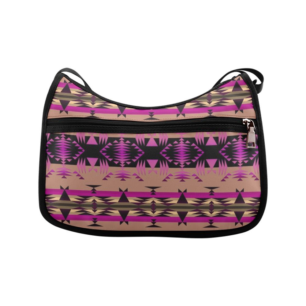 Between the Mountains Berry Crossbody Bags (Model 1616) Crossbody Bags (1616) e-joyer