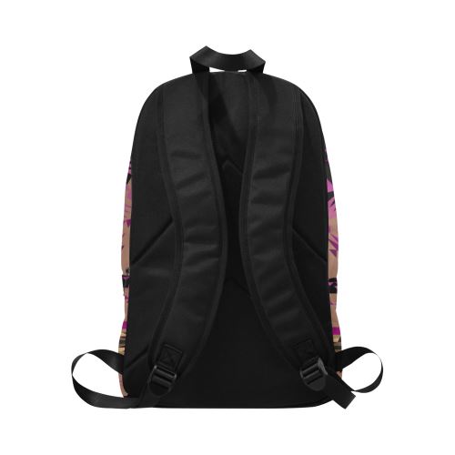Between the Mountains Berry Fabric Backpack for Adult (Model 1659) Casual Backpack for Adult (1659) e-joyer