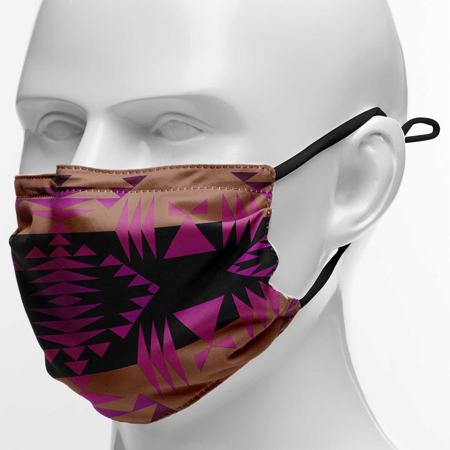 Between the Mountains Berry Face Cover Herman