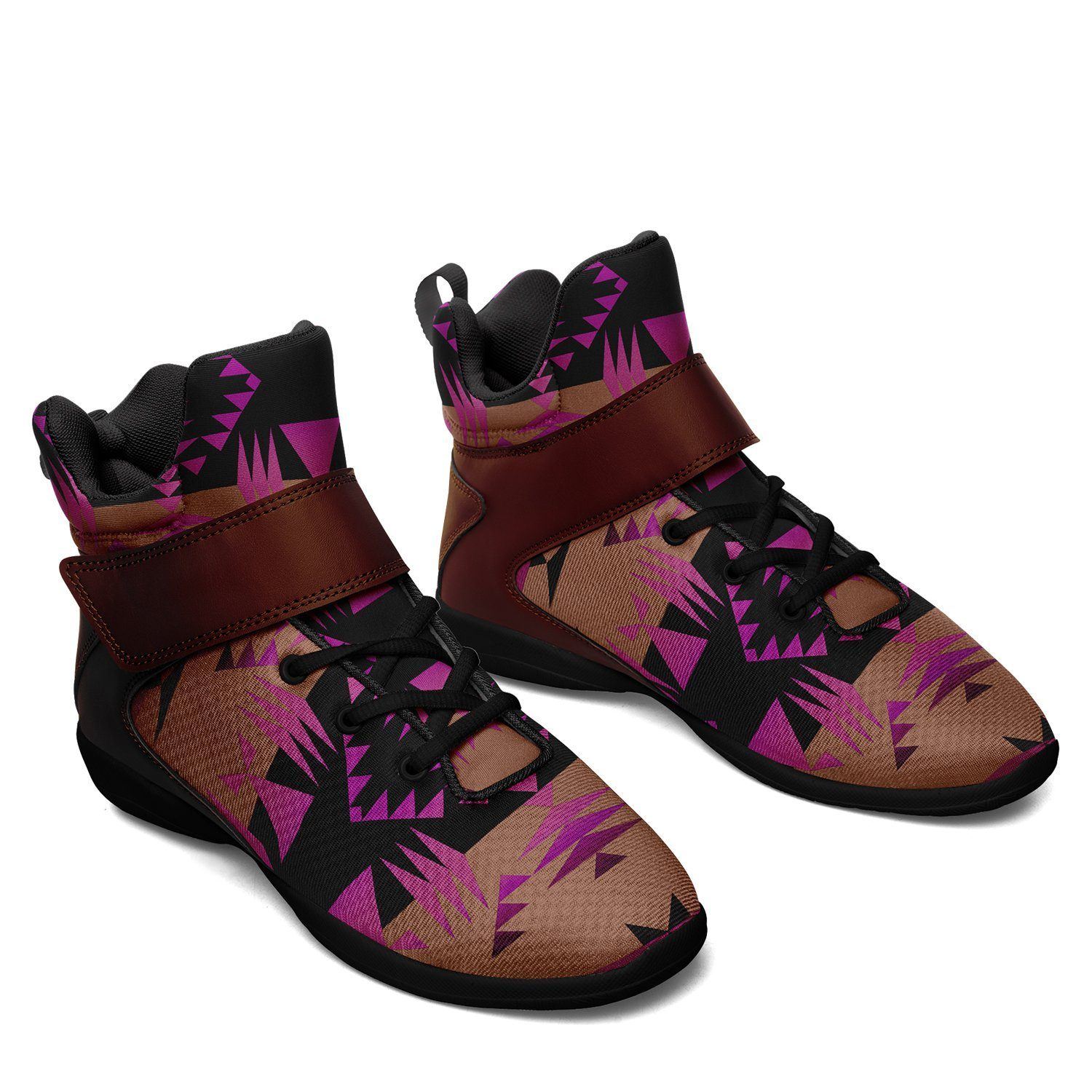 Between the Mountains Berry Kid's Ipottaa Basketball / Sport High Top Shoes 49 Dzine