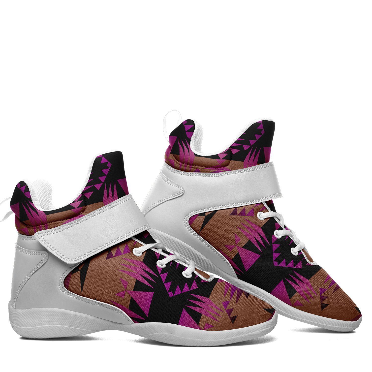Between the Mountains Berry Kid's Ipottaa Basketball / Sport High Top Shoes 49 Dzine