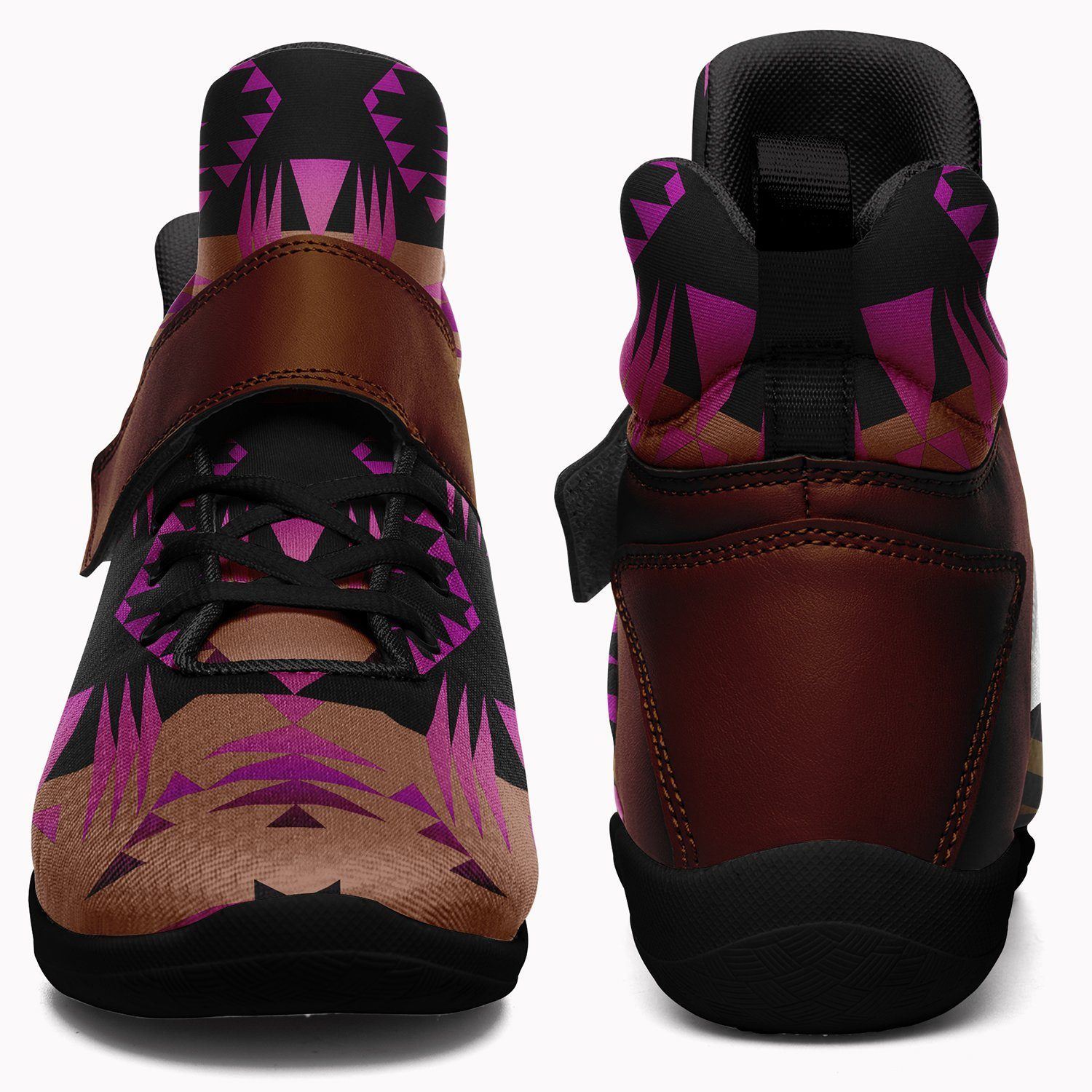 Between the Mountains Berry Kid's Ipottaa Basketball / Sport High Top Shoes 49 Dzine