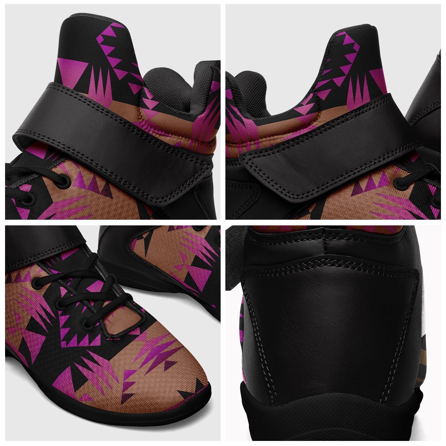 Between the Mountains Berry Kid's Ipottaa Basketball / Sport High Top Shoes 49 Dzine