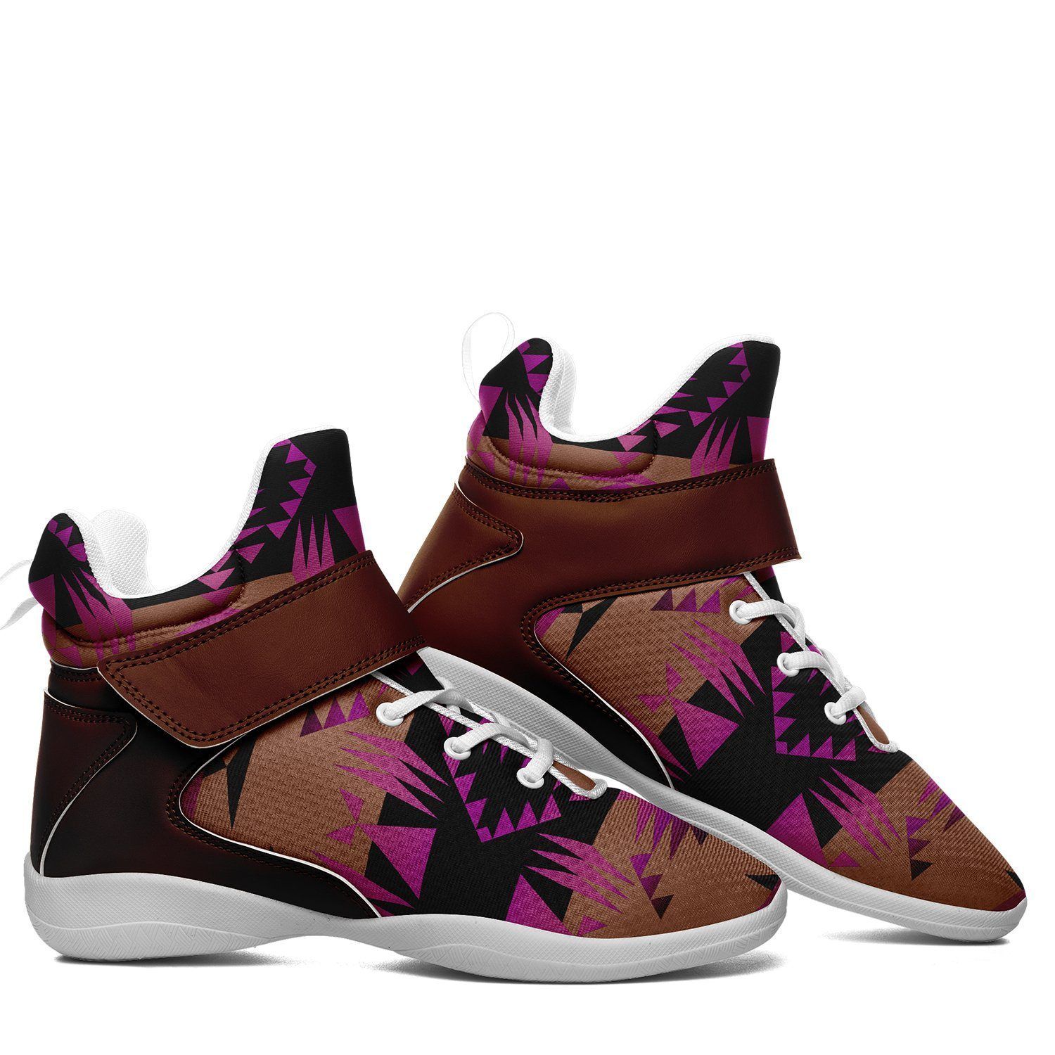 Between the Mountains Berry Kid's Ipottaa Basketball / Sport High Top Shoes 49 Dzine