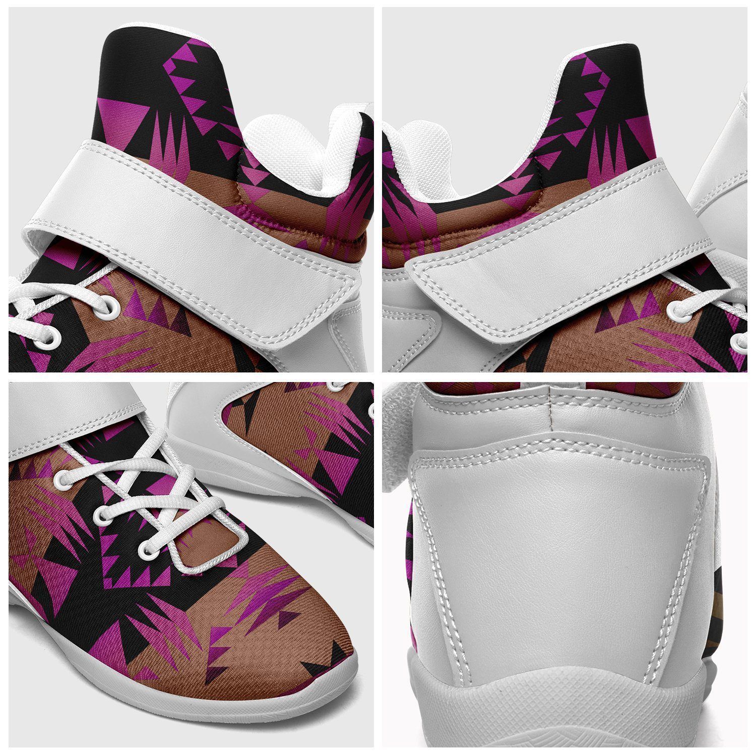 Between the Mountains Berry Kid's Ipottaa Basketball / Sport High Top Shoes 49 Dzine