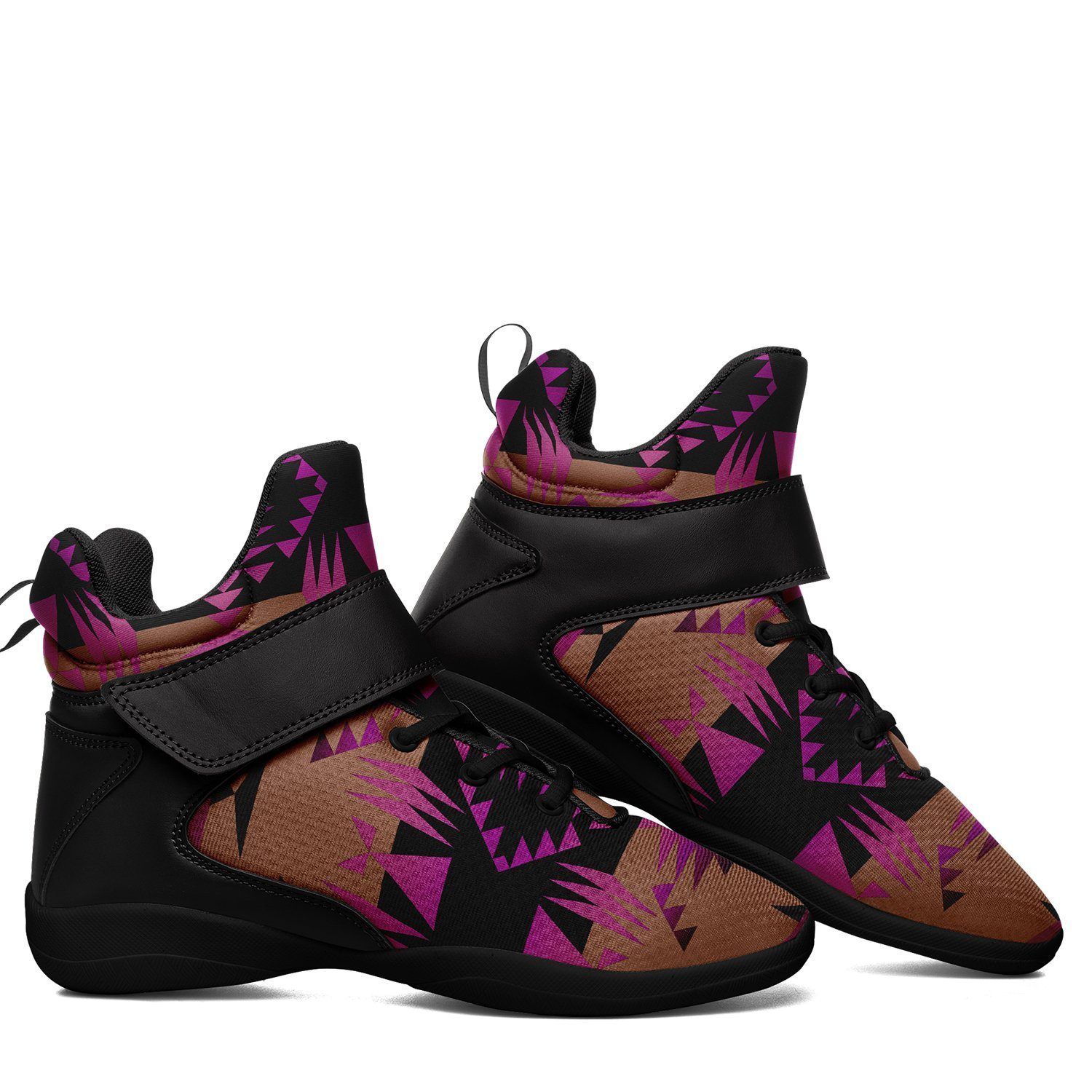 Between the Mountains Berry Kid's Ipottaa Basketball / Sport High Top Shoes 49 Dzine