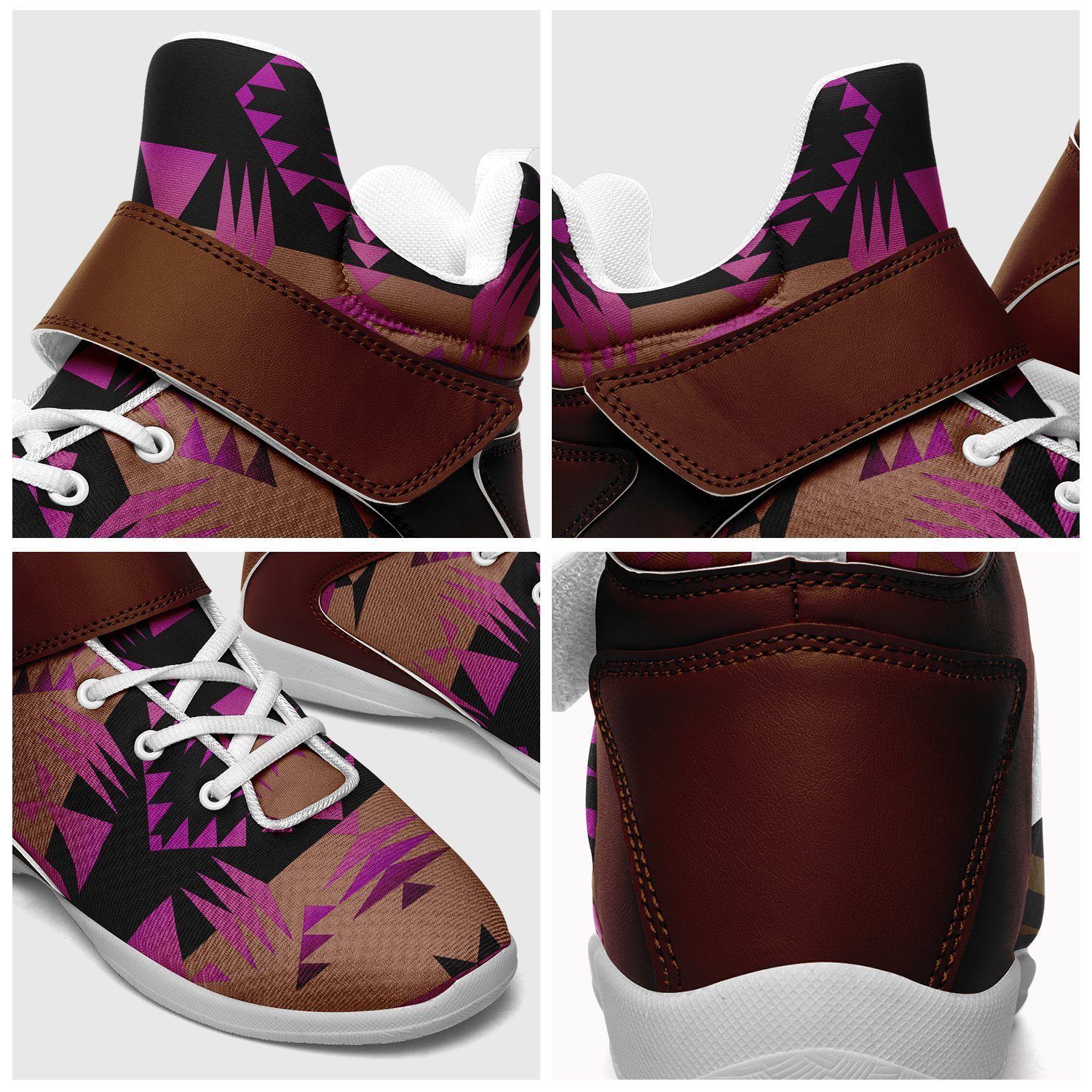 Between the Mountains Berry Kid's Ipottaa Basketball / Sport High Top Shoes 49 Dzine