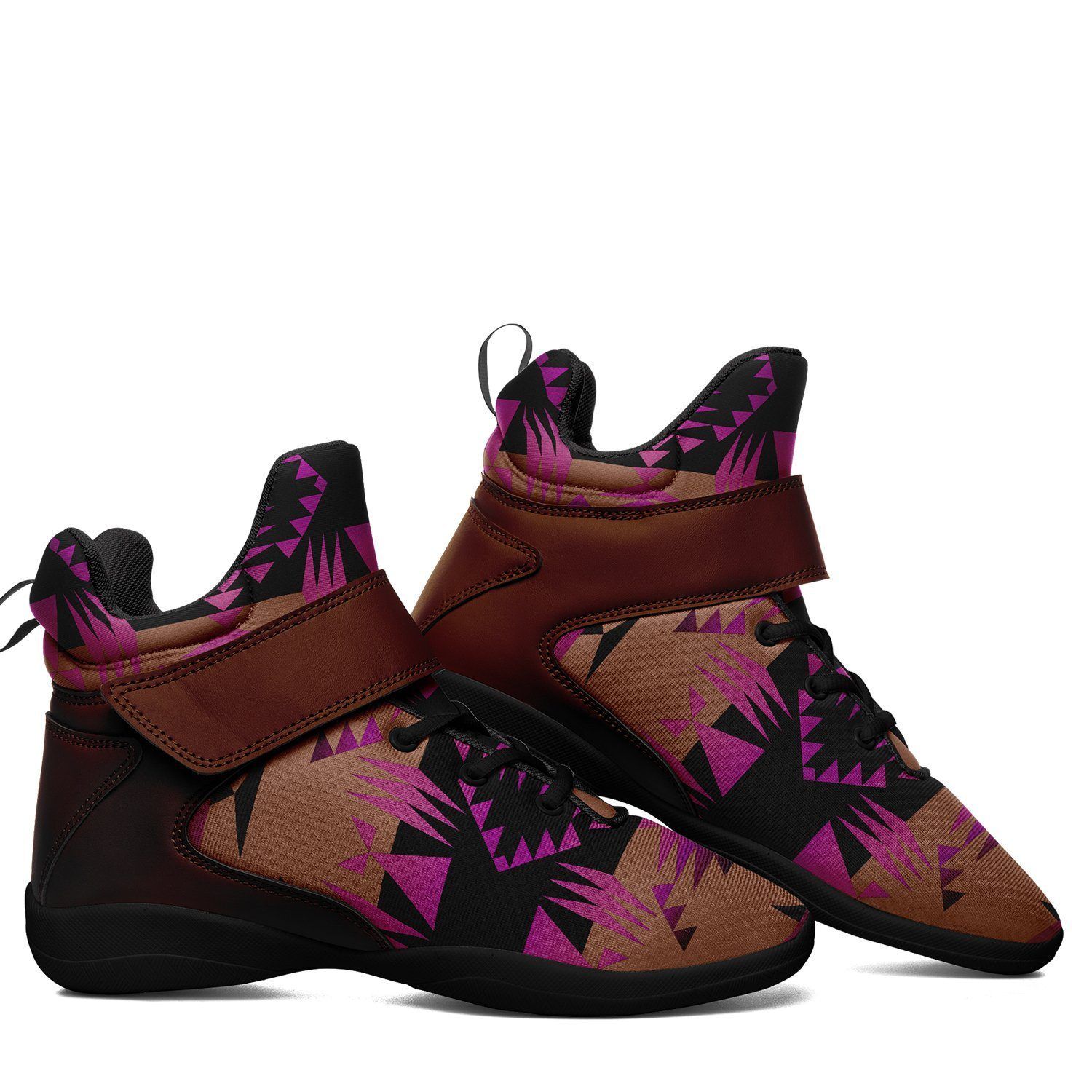 Between the Mountains Berry Kid's Ipottaa Basketball / Sport High Top Shoes 49 Dzine