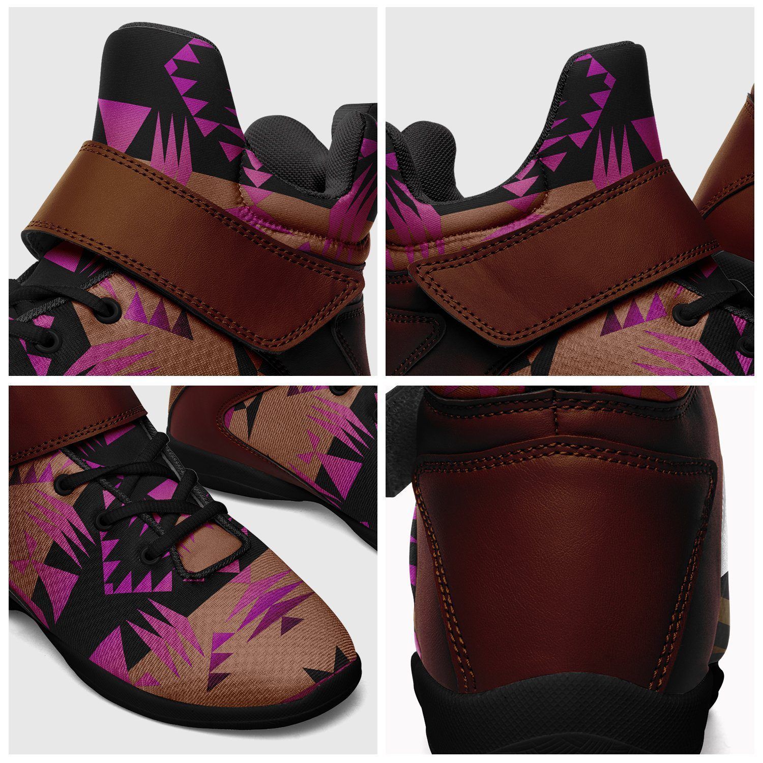 Between the Mountains Berry Kid's Ipottaa Basketball / Sport High Top Shoes 49 Dzine
