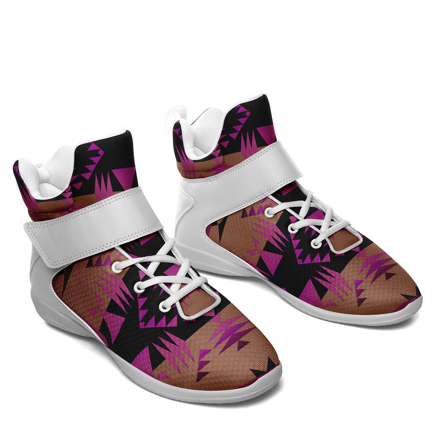 Between the Mountains Berry Kid's Ipottaa Basketball / Sport High Top Shoes 49 Dzine