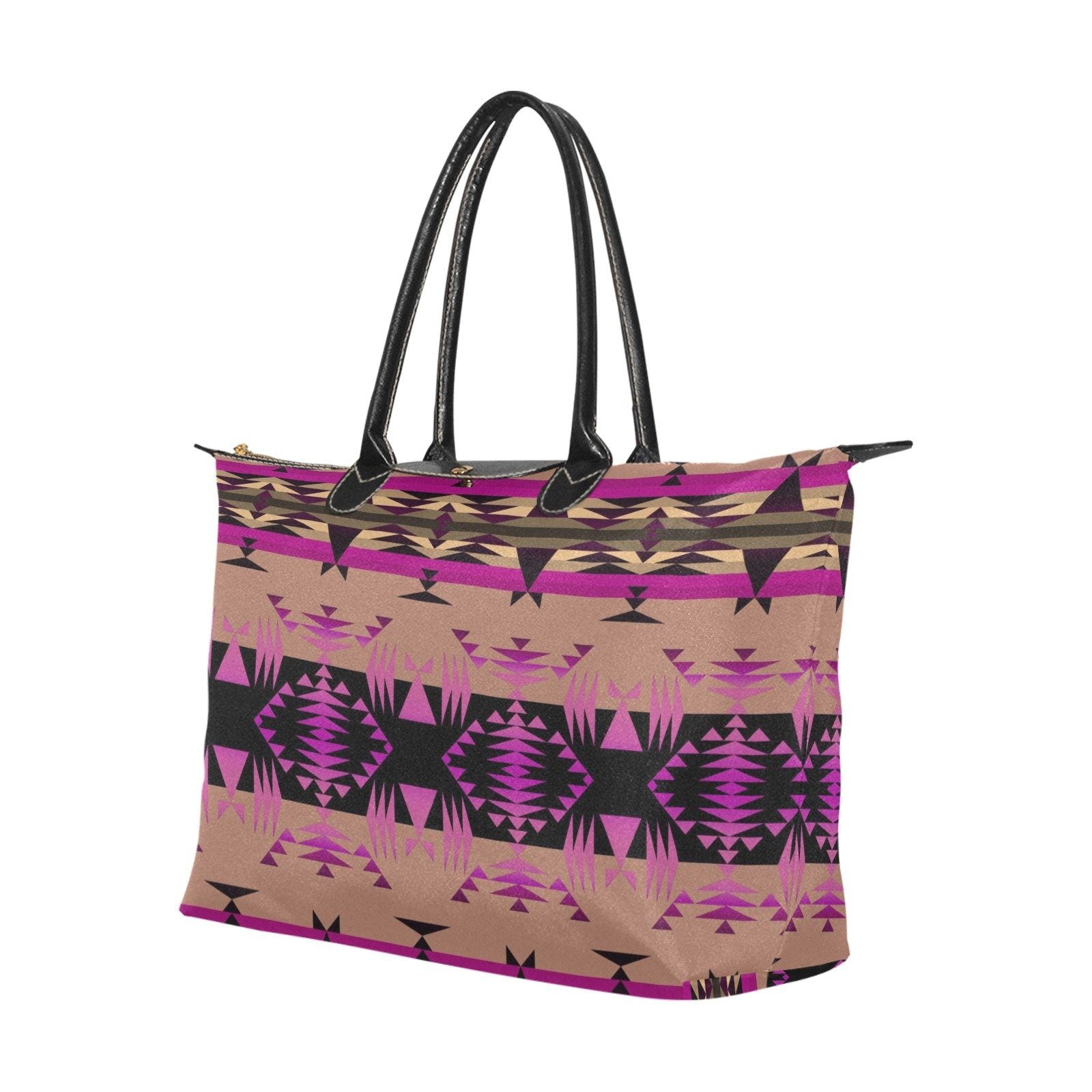 Between the Mountains Berry Single-Shoulder Lady Handbag (Model 1714) bag e-joyer