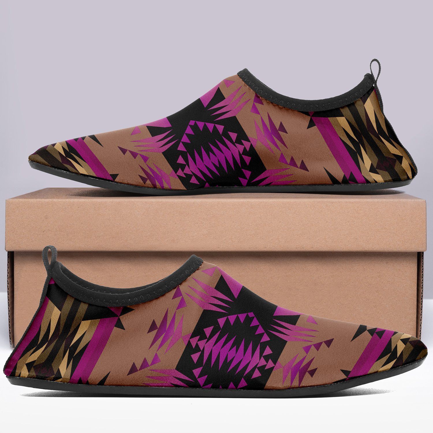 Between the Mountains Berry Sockamoccs Slip On Shoes 49 Dzine