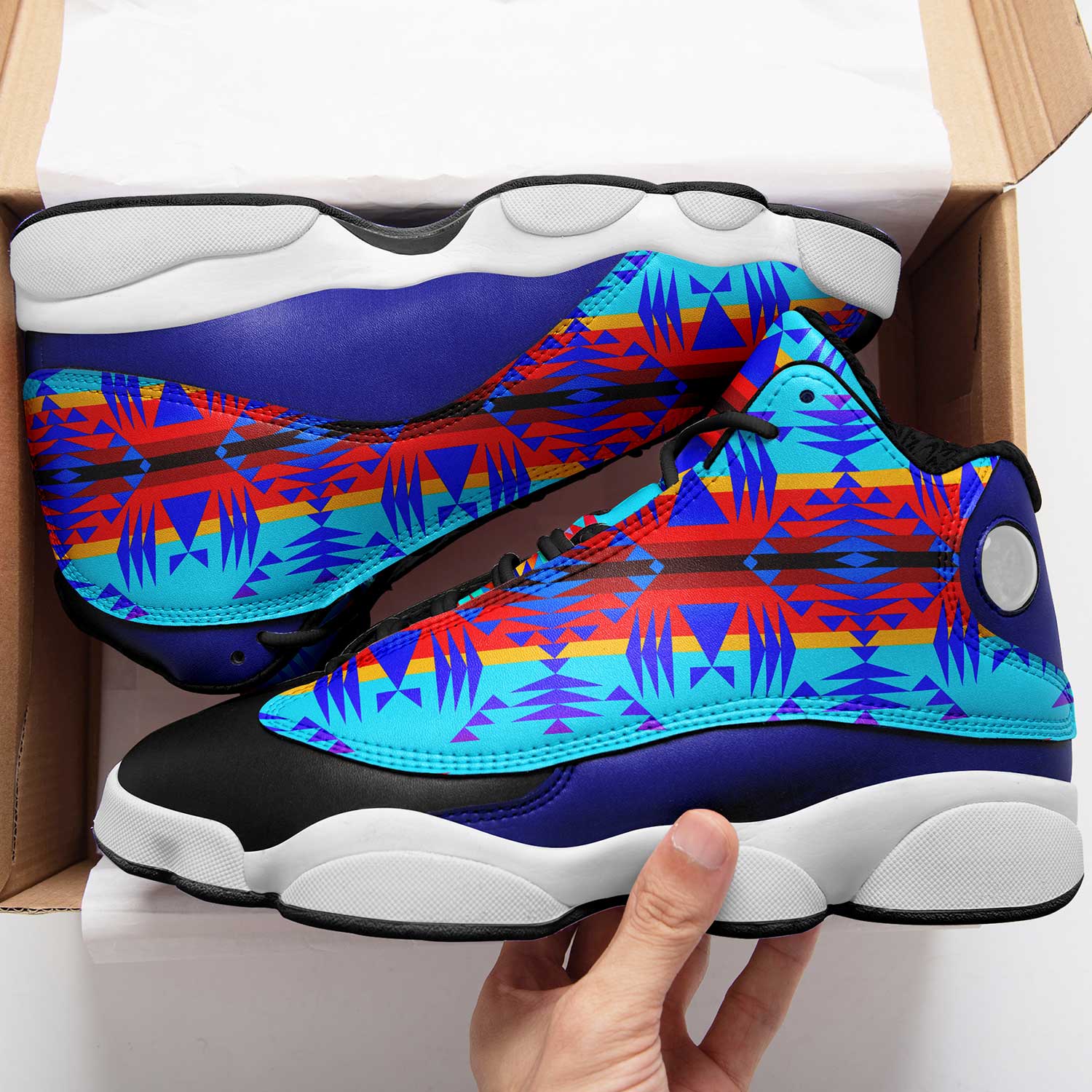 Between the Mountains Blue Athletic Shoes Herman