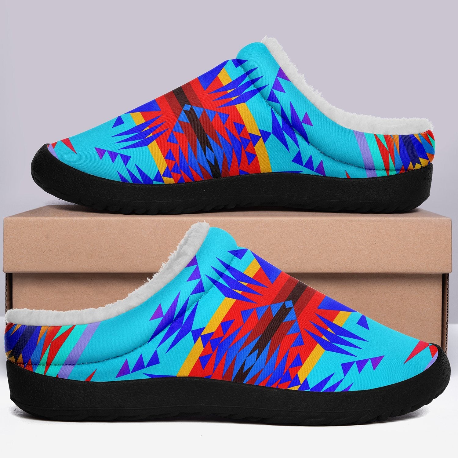 Between the Mountains Blue Ikinnii Indoor Slipper 49 Dzine