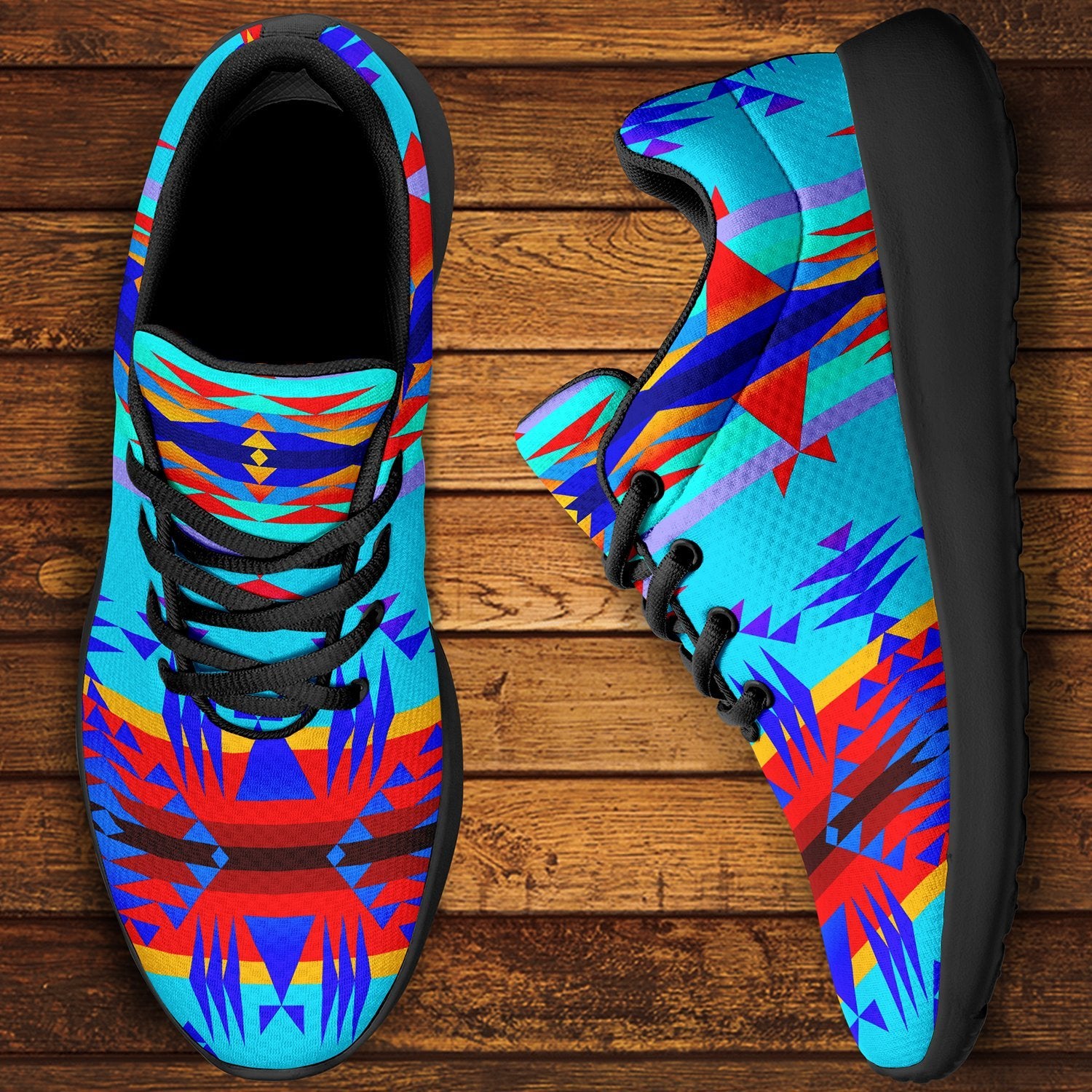 Between the Mountains Blue Ikkaayi Sport Sneakers 49 Dzine