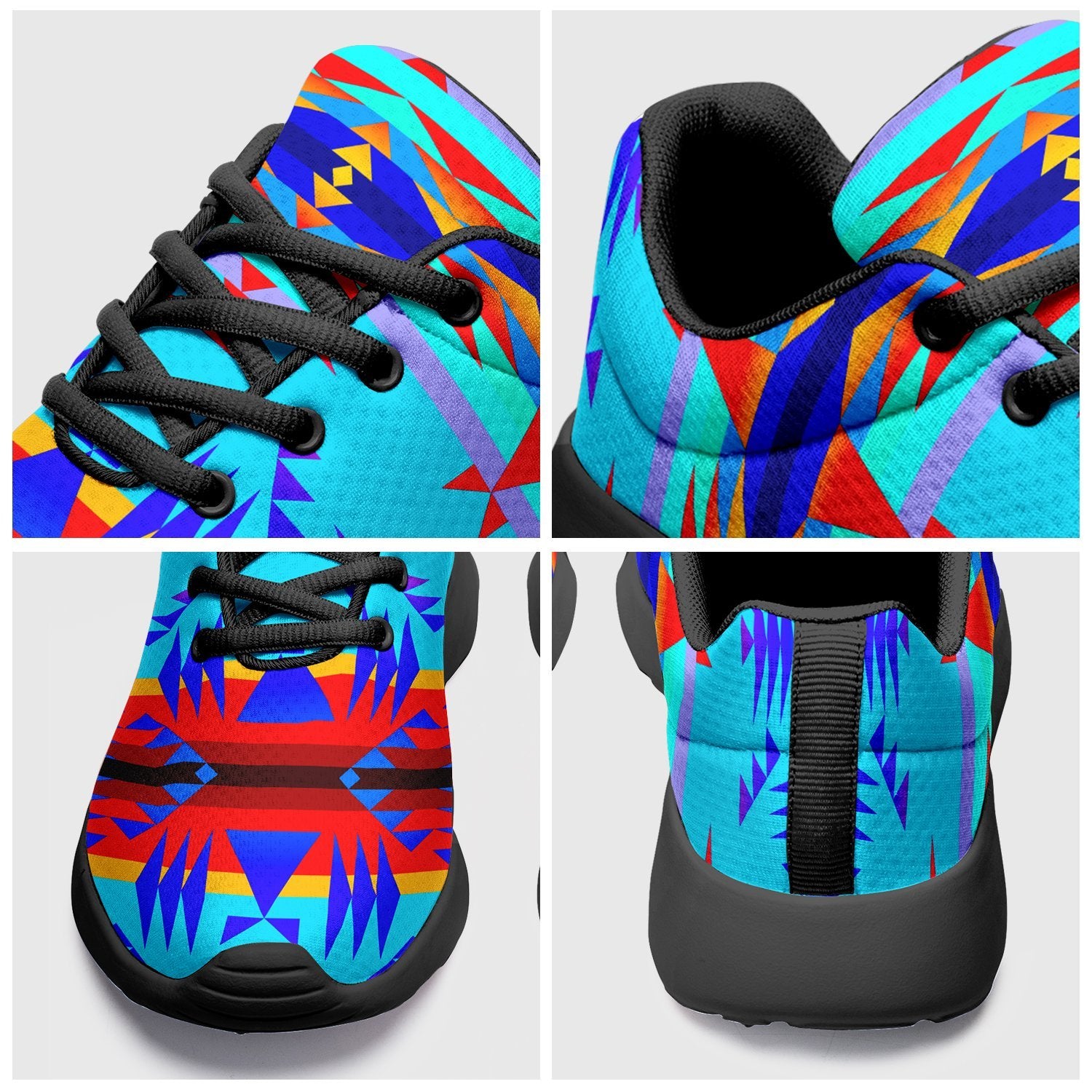 Between the Mountains Blue Ikkaayi Sport Sneakers 49 Dzine