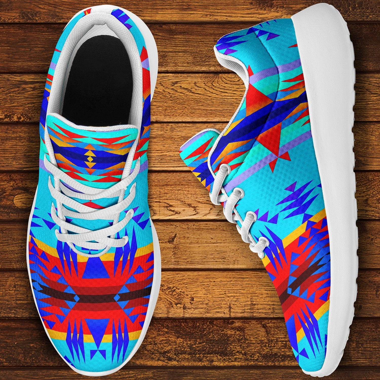 Between the Mountains Blue Ikkaayi Sport Sneakers 49 Dzine