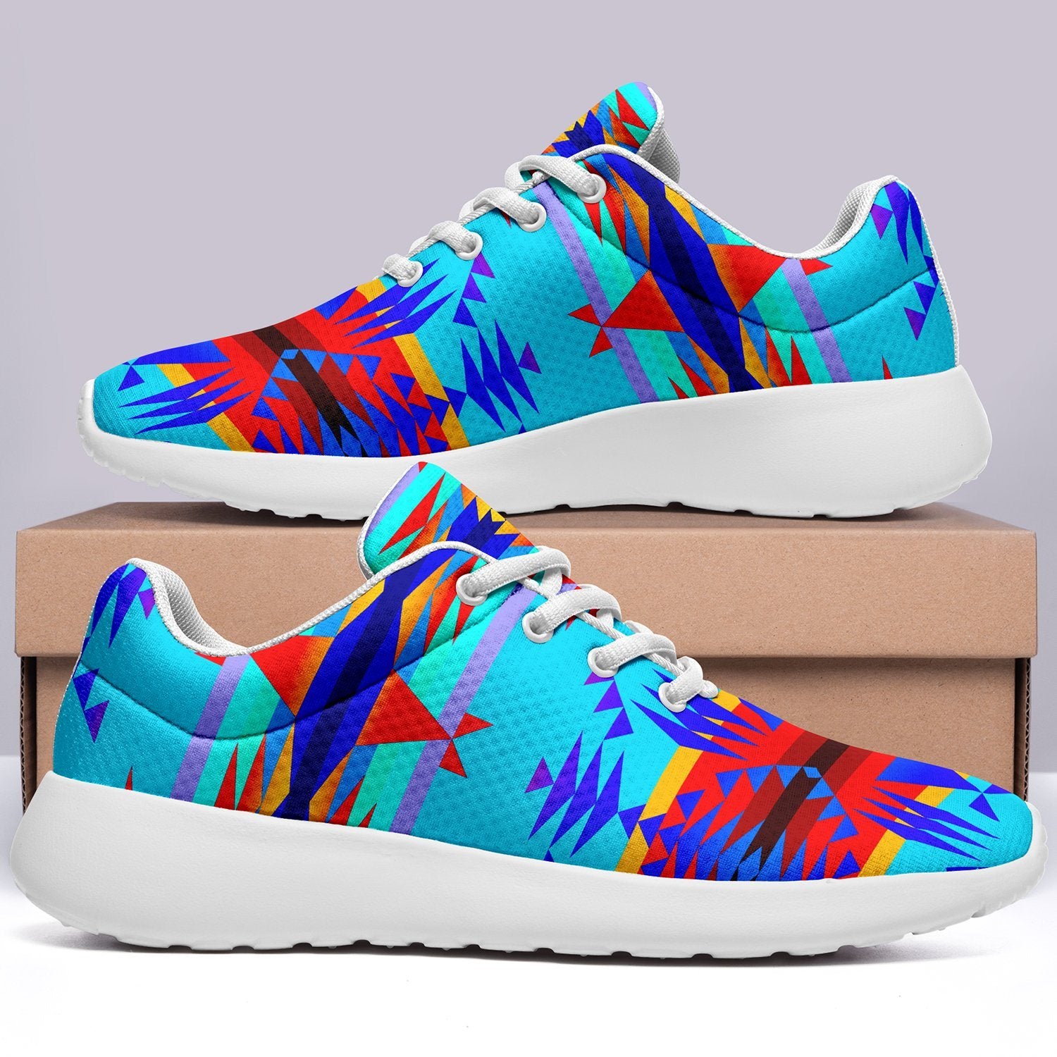 Between the Mountains Blue Ikkaayi Sport Sneakers 49 Dzine