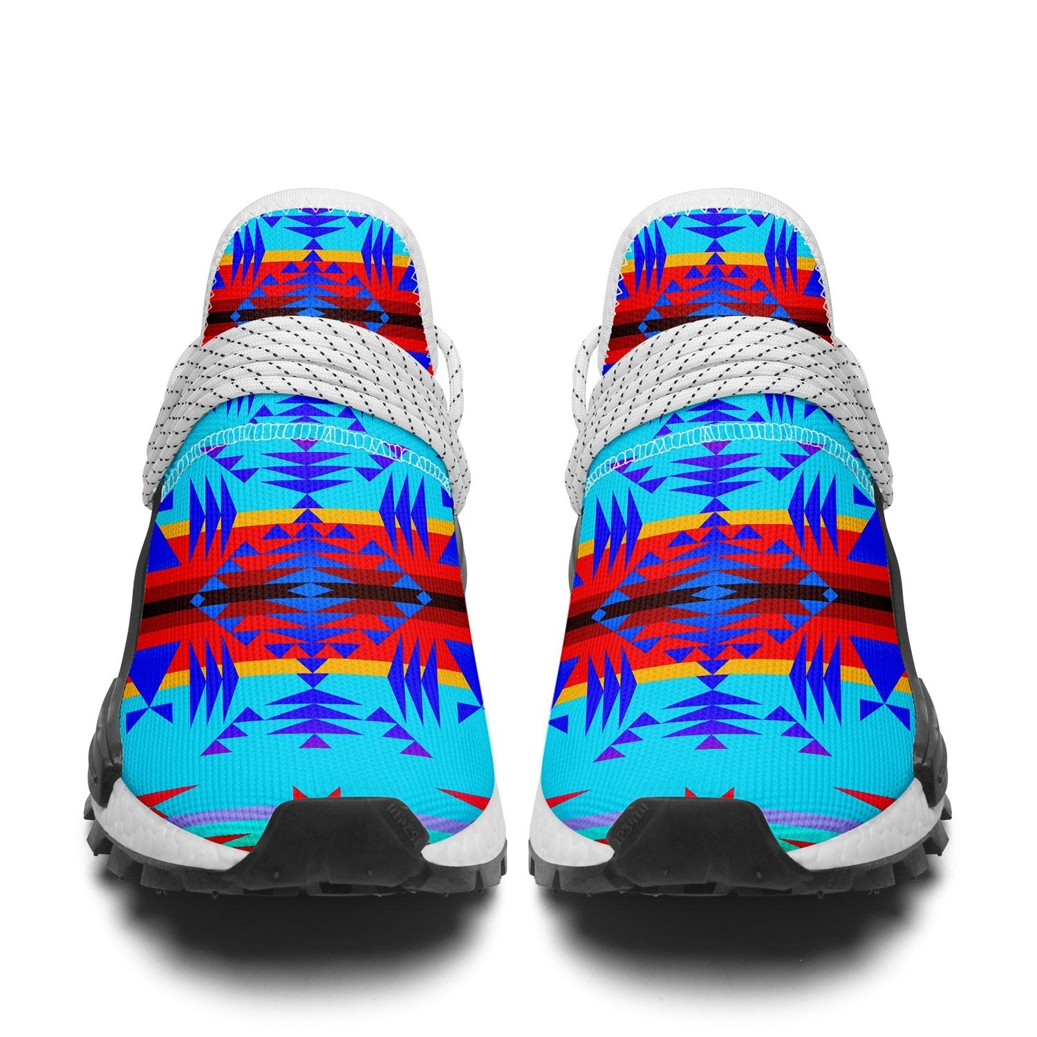 Between the Mountains Blue Okaki Sneakers Shoes 49 Dzine