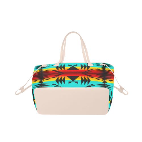Between the Mountains Clover Canvas Tote Bag (Model 1661) Clover Canvas Tote Bag (1661) e-joyer