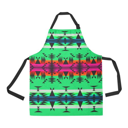 Between the Mountains Deep Lake All Over Print Apron All Over Print Apron e-joyer