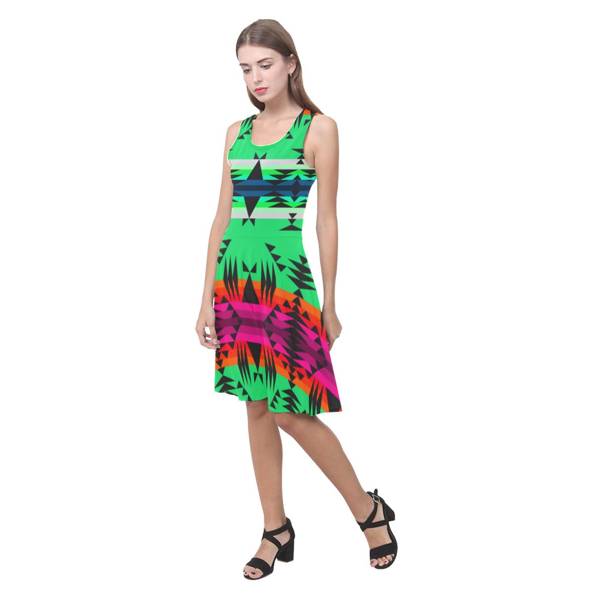 Between the Mountains Deep Lake Atalanta Casual Sundress(Model D04) Atalanta Sundress (D04) e-joyer