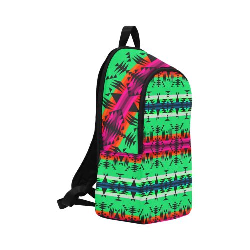 Between the Mountains Deep Lake Fabric Backpack for Adult (Model 1659) Casual Backpack for Adult (1659) e-joyer