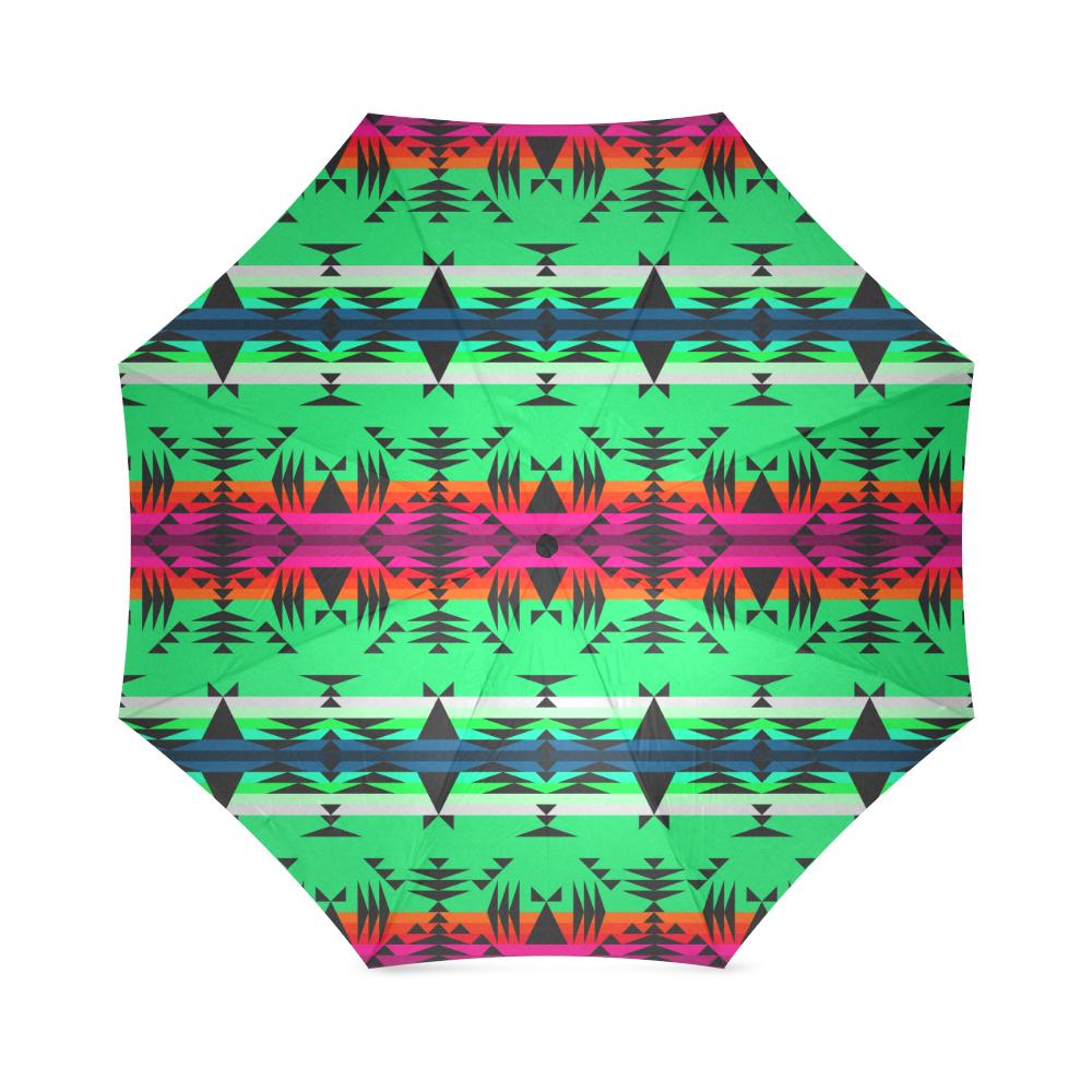 Between the Mountains Deep Lake Foldable Umbrella Foldable Umbrella e-joyer