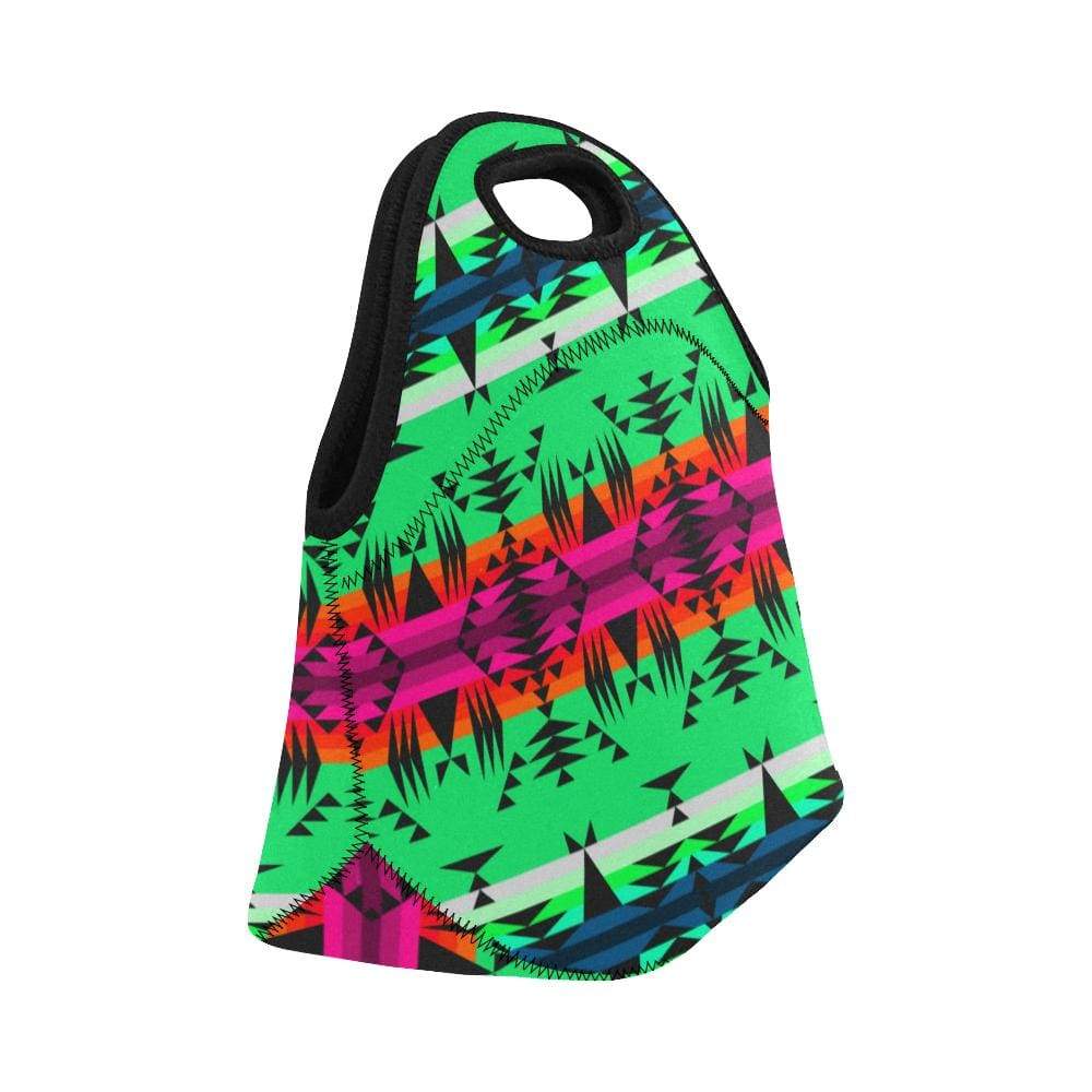 Between the Mountains Deep Lake Neoprene Lunch Bag/Small (Model 1669) Neoprene Lunch Bag/Small (1669) e-joyer