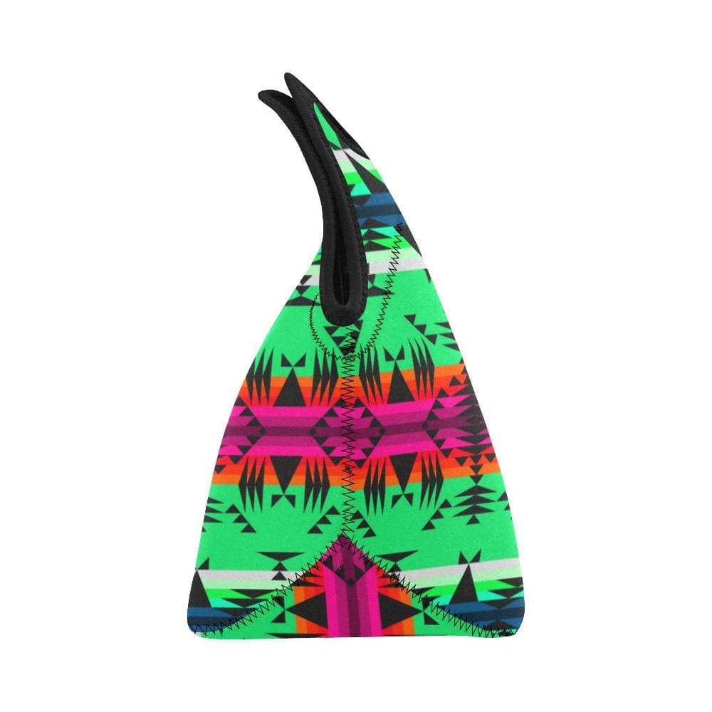 Between the Mountains Deep Lake Neoprene Lunch Bag/Small (Model 1669) Neoprene Lunch Bag/Small (1669) e-joyer