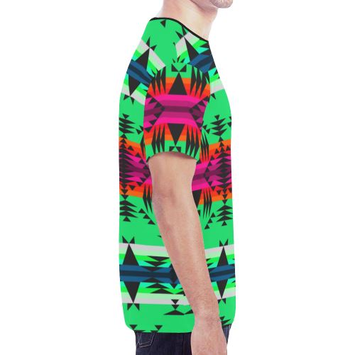 Between the Mountains Deep Lake New All Over Print T-shirt for Men (Model T45) New All Over Print T-shirt for Men (T45) e-joyer