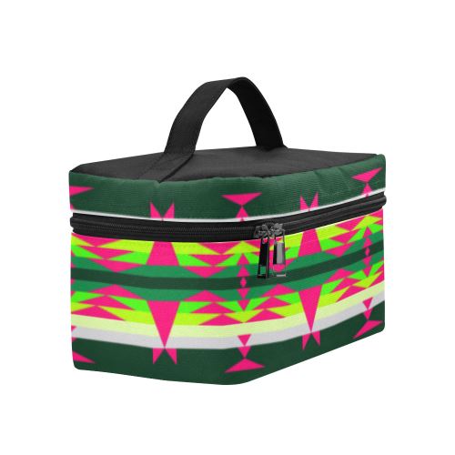 Between the Mountains Deep Lake Sunset Cosmetic Bag/Large (Model 1658) Cosmetic Bag e-joyer