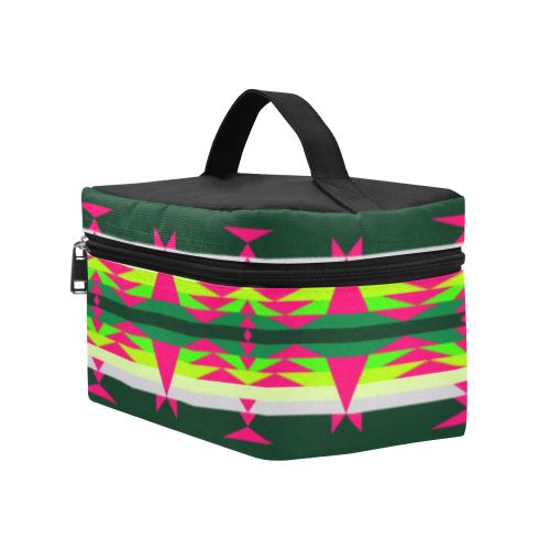 Between the Mountains Deep Lake Sunset Cosmetic Bag/Large (Model 1658) Cosmetic Bag e-joyer