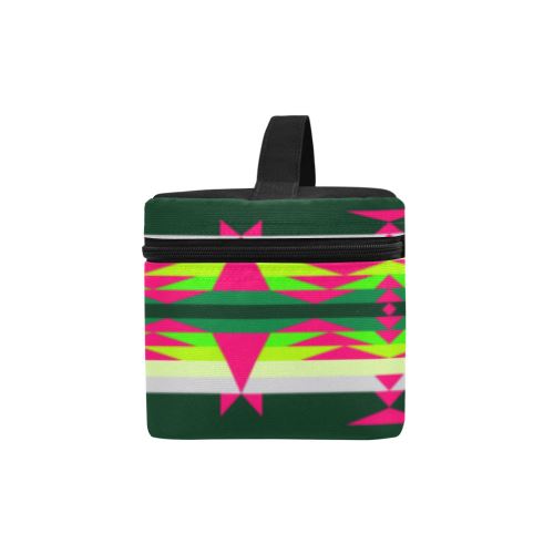 Between the Mountains Deep Lake Sunset Cosmetic Bag/Large (Model 1658) Cosmetic Bag e-joyer