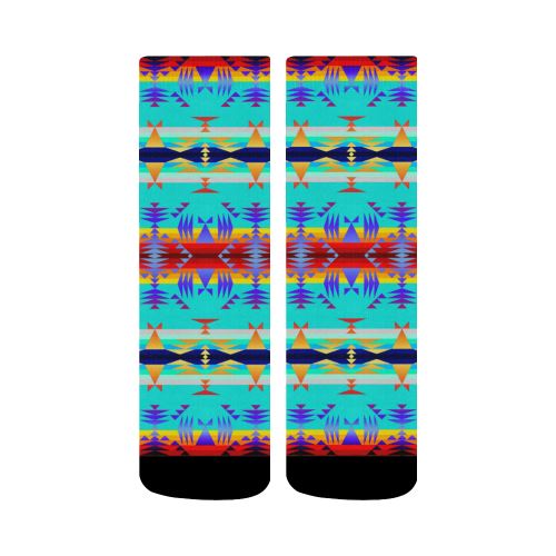 Between the Mountains Fire Crew Socks Crew Socks e-joyer
