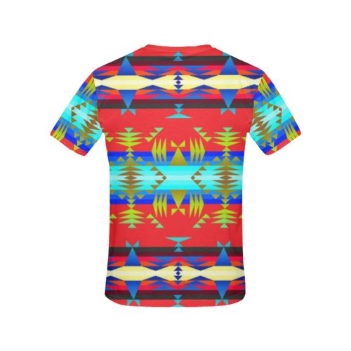 Between the Mountains Greasy Sierra All Over Print T-shirt for Women/Large Size (USA Size) (Model T40) All Over Print T-Shirt for Women/Large (T40) e-joyer