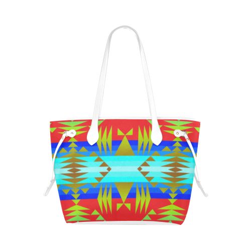 Between the Mountains Greasy Sierra Clover Canvas Tote Bag (Model 1661) Clover Canvas Tote Bag (1661) e-joyer