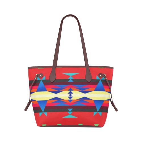 Between the Mountains Greasy Sierra Clover Canvas Tote Bag (Model 1661) Clover Canvas Tote Bag (1661) e-joyer