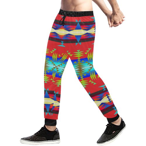 Between the Mountains Greasy Sierra Men's All Over Print Sweatpants (Model L11) Men's All Over Print Sweatpants (L11) e-joyer