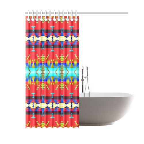 Between the Mountains Greasy Sierra Shower Curtain 60"x72" Shower Curtain 60"x72" e-joyer