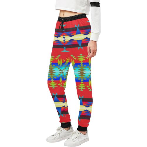 Between the Mountains Greasy Sierra Women's All Over Print Sweatpants (Model L11) Women's All Over Print Sweatpants (L11) e-joyer