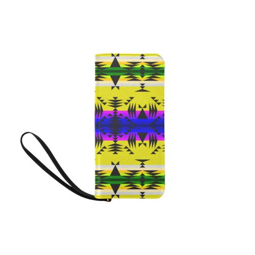 Between the Mountains Greasy Yellow Women's Clutch Purse (Model 1637) Women's Clutch Purse (1637) e-joyer