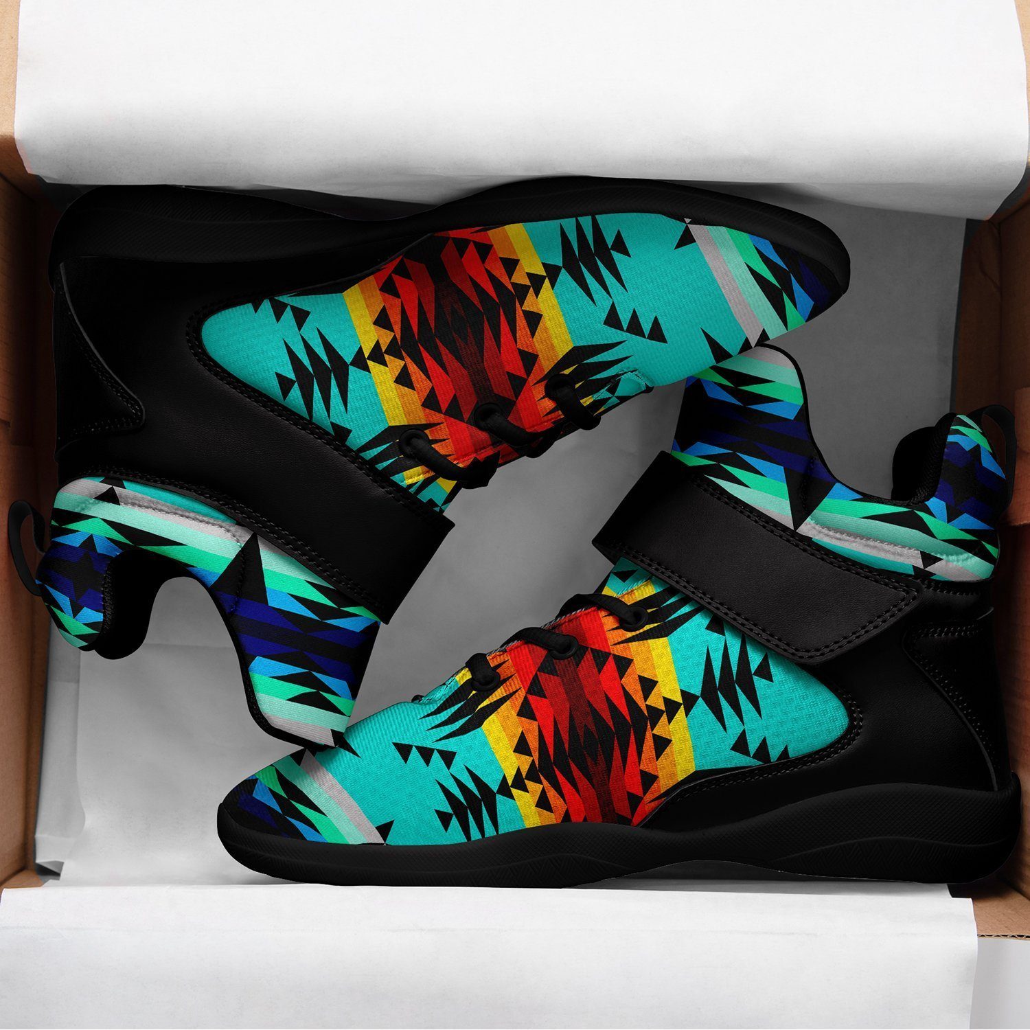 Between the Mountains Ipottaa Basketball / Sport High Top Shoes - Black Sole 49 Dzine