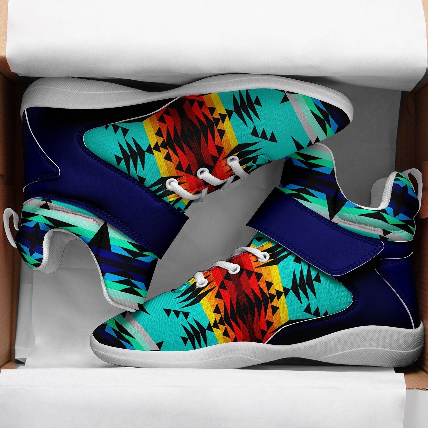 Between the Mountains Kid's Ipottaa Basketball / Sport High Top Shoes 49 Dzine