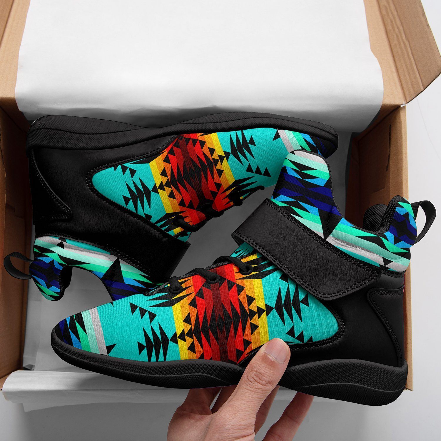 Between the Mountains Kid's Ipottaa Basketball / Sport High Top Shoes 49 Dzine